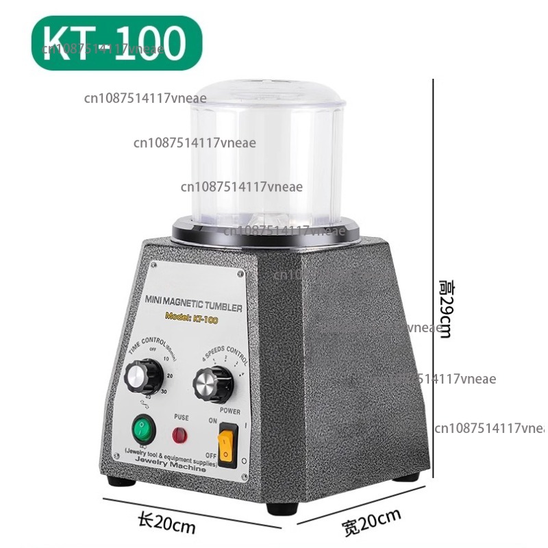Jewelry Magnetic Tumbler Polisher Pin - KD-100 Manyetik Tumbler 100g Pimli Mini