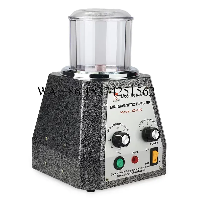 Jewelry Magnetic Tumbler Polisher Pin - Wmwmnu KD-100 Manyetik Parlatma Kabı, 100g