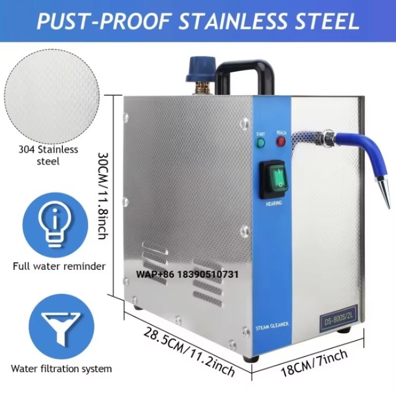 Jewelry Steam Cleaner Professional 2L - Beyaz Profesyonel Mücevher Buharlı Temizleyici 4