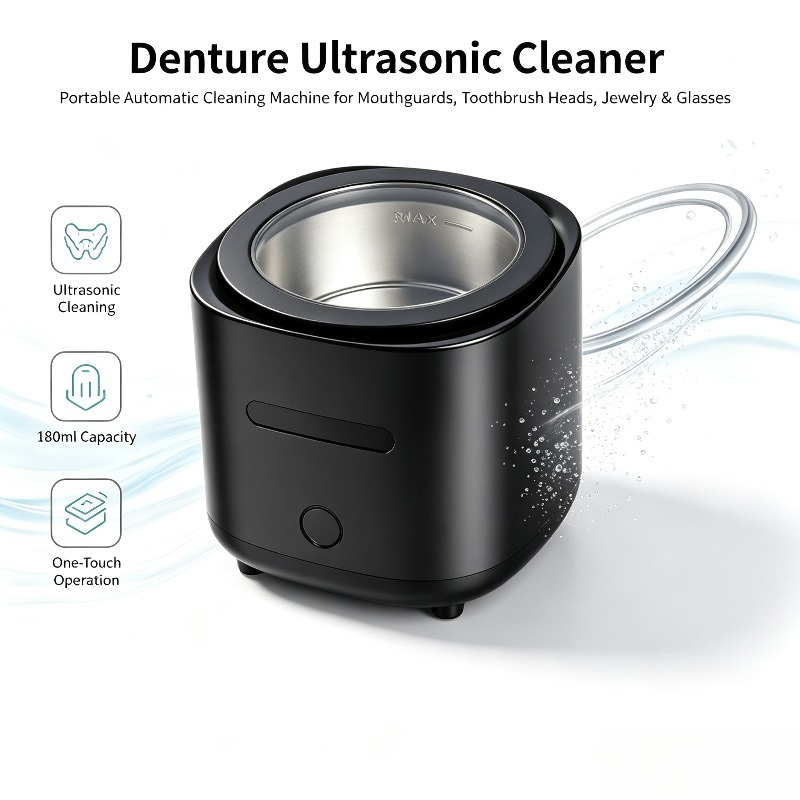 Ultrasonic Cleaner Machine Glasses Denture - Ev Tipi Ultrasonik Temizleyici: Protezler, Diş