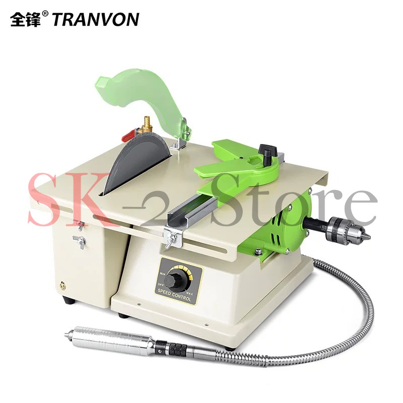 Bench Buffer Jewelry Polishing Machine - 220V 1380W Çok Fonksiyonlu Takı Taş