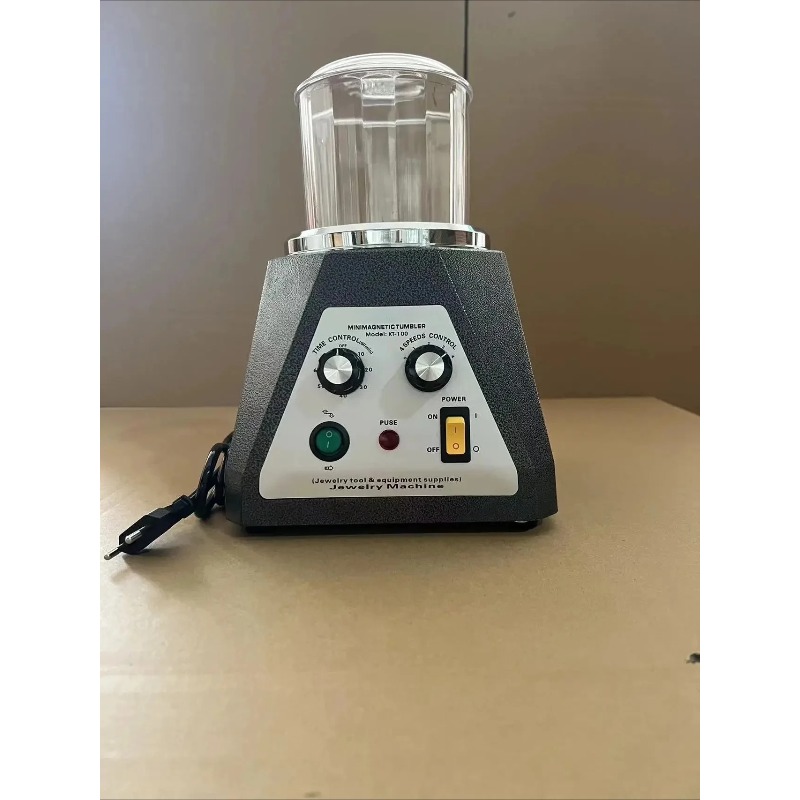 Jewelry Magnetic Tumbler Polisher Pin - KT-100 Mini Manyetik Pimli Tambur, Ayarlanabilir