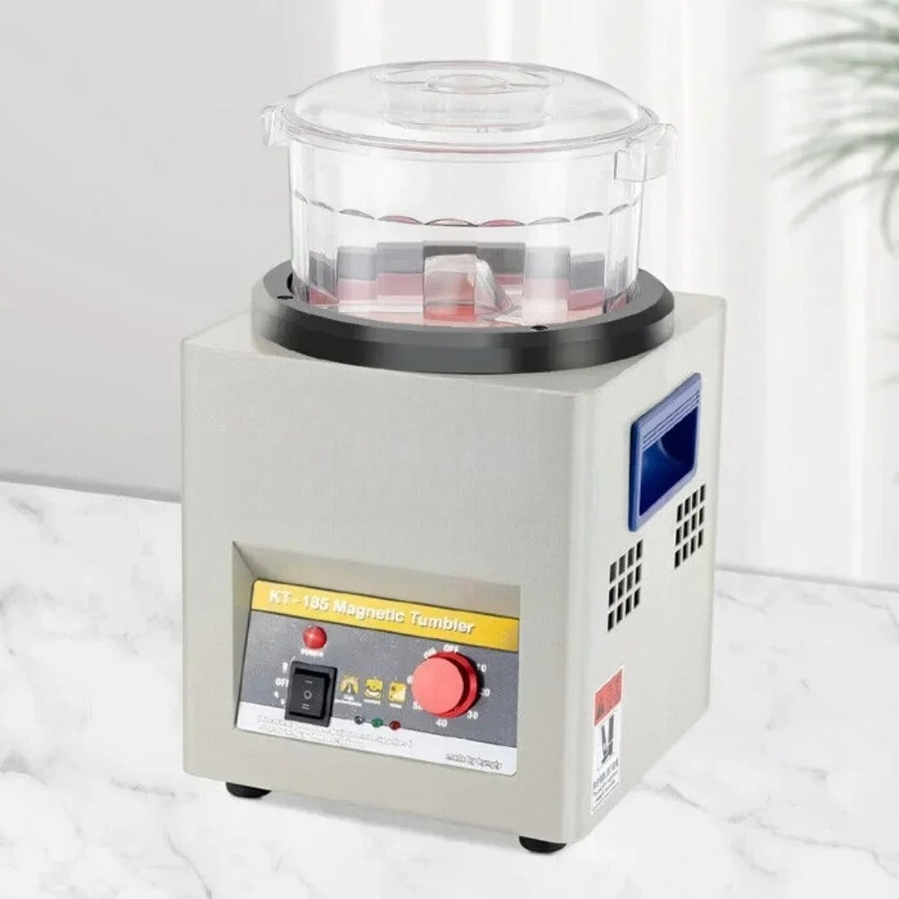 Jewelry Magnetic Tumbler Polisher Pin - KT-185 Manyetik Tambur 180mm Mücevher Parlatma