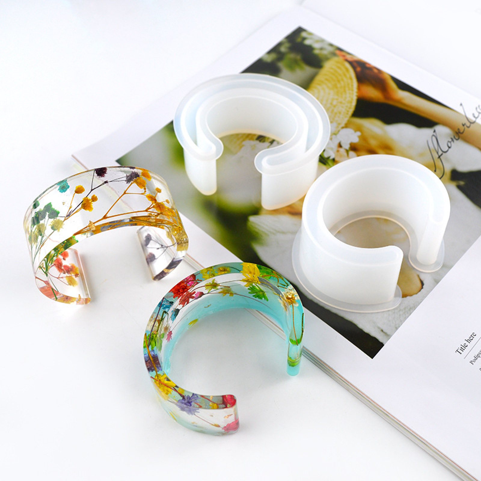 Casting Mold Jewelry Silicone Rubber - Silikon Kalıp Bileklik Bilezikler Takı Yapımı