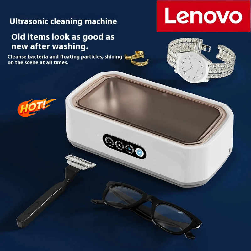 Ultrasonic Cleaner Machine Glasses Denture - Lenovo Ultrasonik Temizleme Makinesi Gözlük 650ml