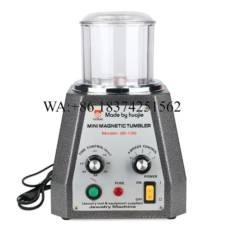 Wmwmnu KD-100 Manyetik Parlatm - Jewelry Magnetic Tumbler Polisher Pin incelemesi ve fiyatı