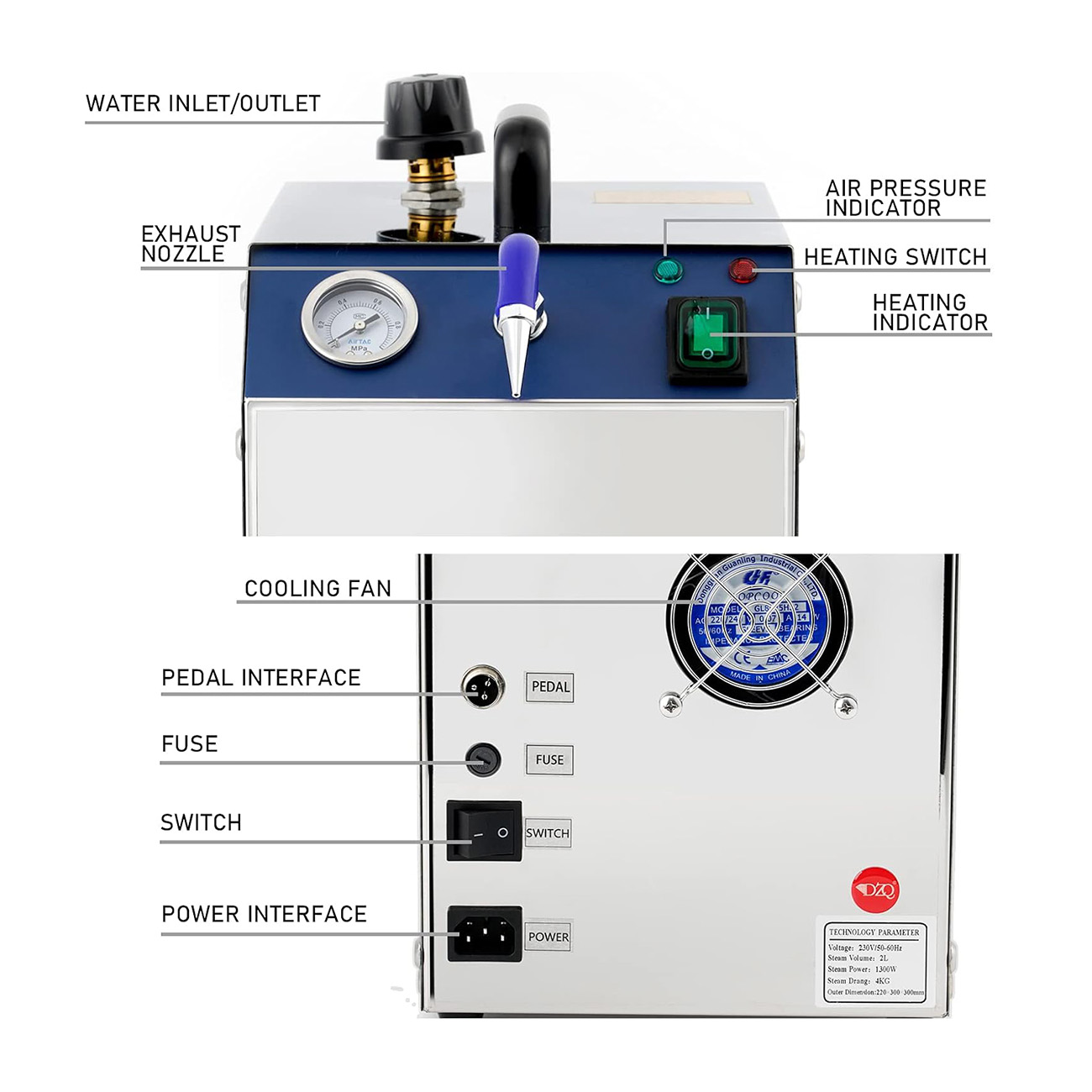 Profesyonel 2L Takı Buharlı Te - Jewelry Steam Cleaner Professional 2L incelemesi ve fiyatı