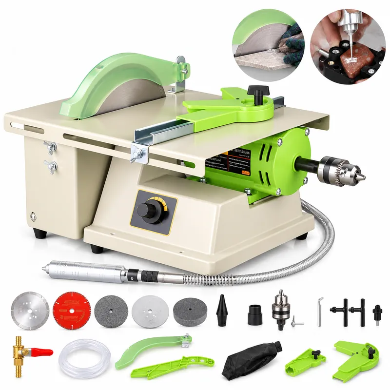 220V 1380W Çok Fonksiyonlu Müc - Bench Buffer Jewelry Polishing Machine incelemesi ve fiyatı
