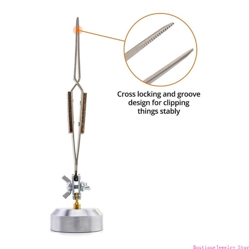 E1PE Çapraz Kilit Lehim Cımbız - Third Hand Soldering Tweezers Base incelemesi ve fiyatı