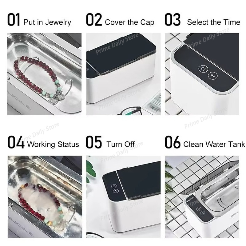 Akıllı Ev Tipi Ultrasonik Temi - Ultrasonic Cleaner Machine Glasses Denture incelemesi ve fiyatı