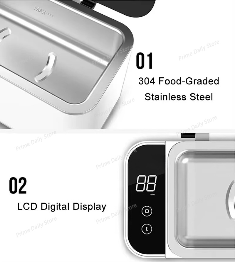 Akıllı Ev Tipi Ultrasonik Temi - Ultrasonic Cleaner Machine Glasses Denture incelemesi ve fiyatı