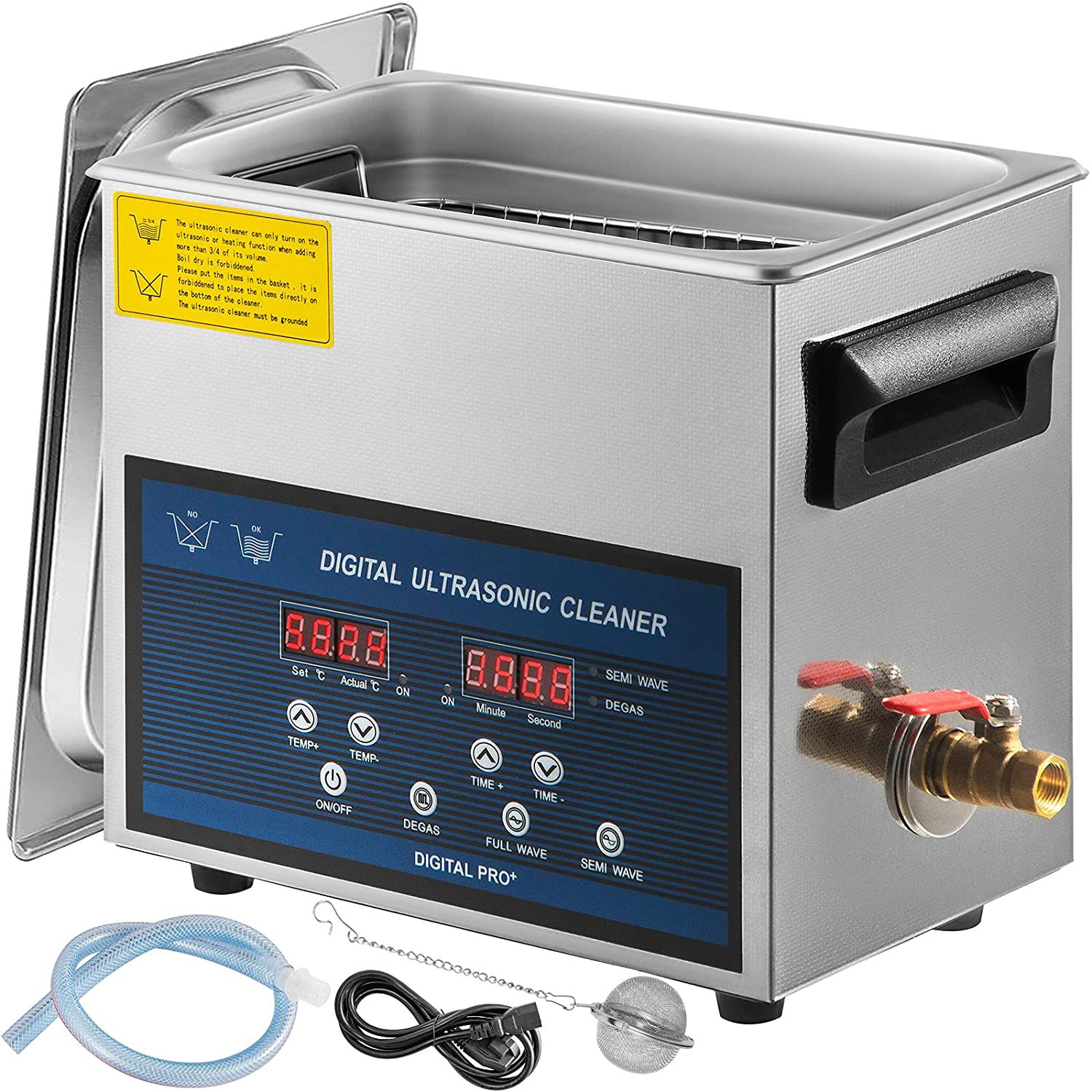 6L Profesyonel Ultrasonik Temi - Ultrasonic Jewelry Cleaner Digital Timer incelemesi ve fiyatı
