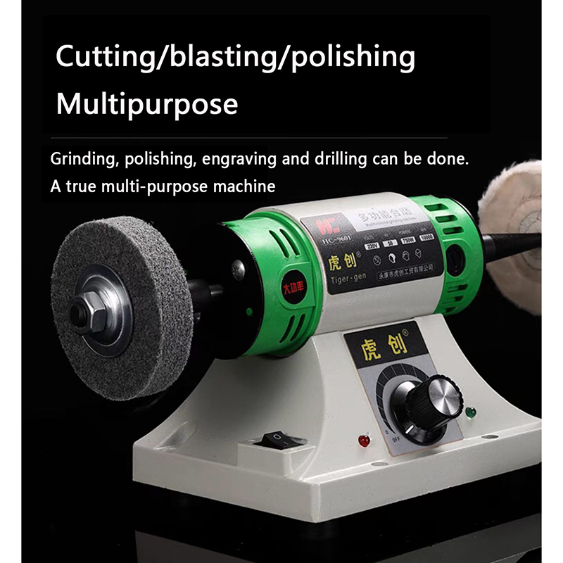 Parlatma tampon tezgah torna p - Bench Buffer Jewelry Polishing Machine incelemesi ve fiyatı