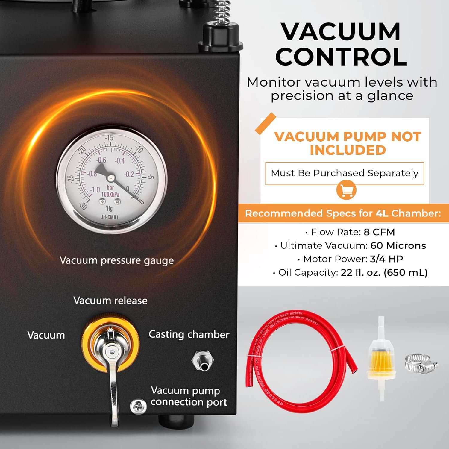Kinway 3'ü 1 Arada Vakumlu Dök - Gold Melting Furnace Crucible 2Kg incelemesi ve fiyatı