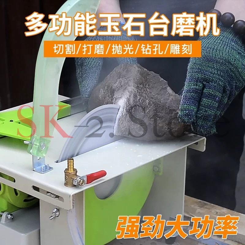220V 1380W Çok Fonksiyonlu Tak - Bench Buffer Jewelry Polishing Machine incelemesi ve fiyatı