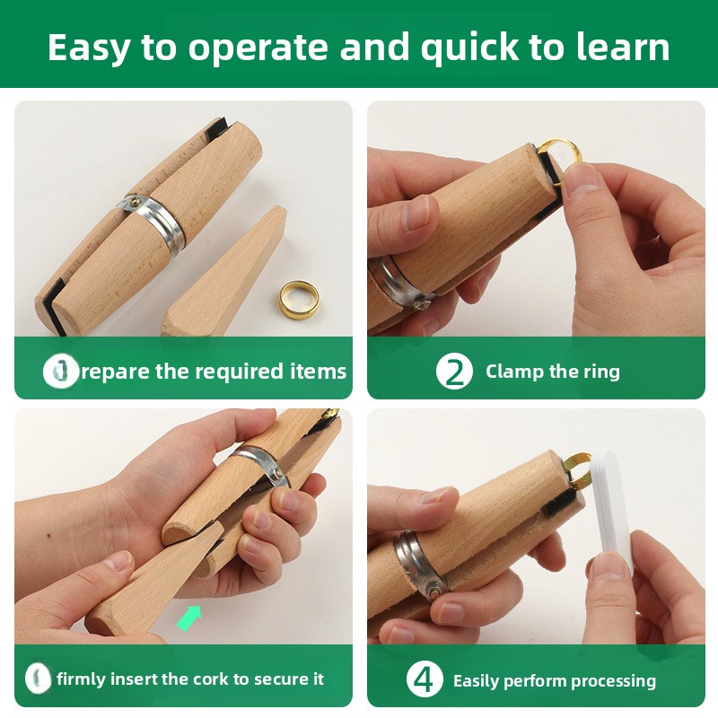 Takı Ayarlaması ve Mikro Oyma  - Ring Clamp Wood Jewelry Setting Tool incelemesi ve fiyatı