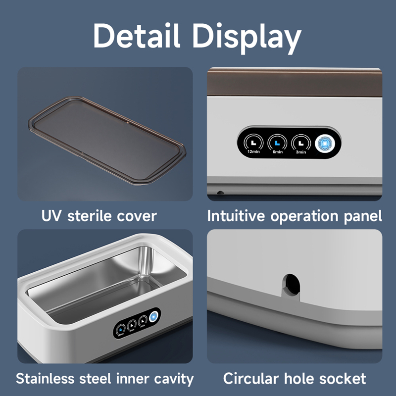 Yeni Ultrasonik Temizleyici 65 - Ultrasonic Cleaner Machine Glasses Denture incelemesi ve fiyatı