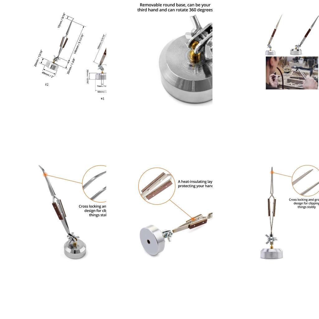 Takı Yapımı için Tabanı 360° D - Third Hand Soldering Tweezers Base incelemesi ve fiyatı