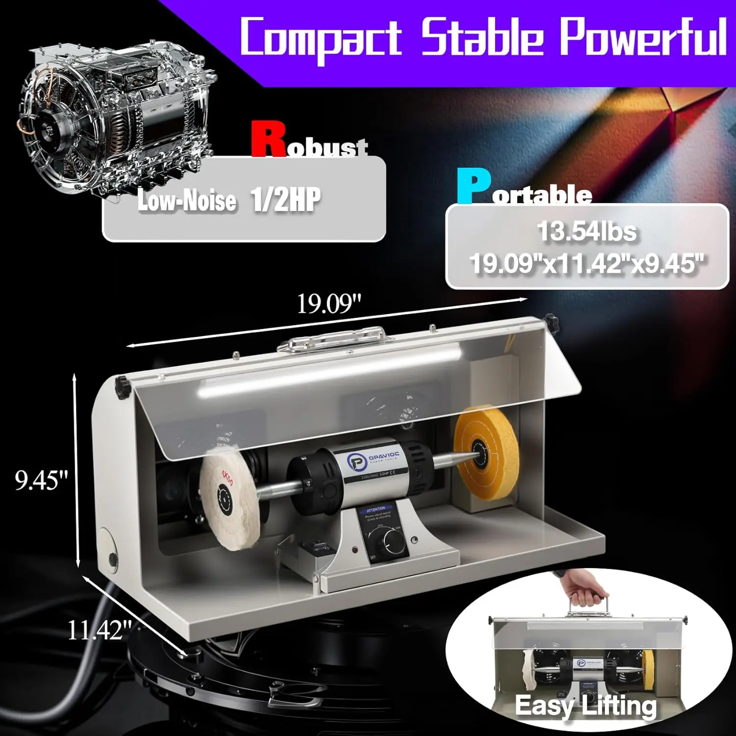 Mücevher Parlatıcı - Ayarlanab - Bench Buffer Jewelry Polishing Machine incelemesi ve fiyatı