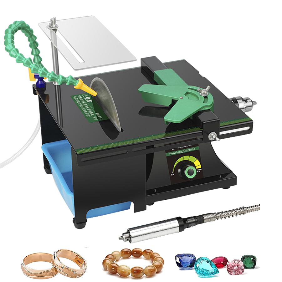 Yükseltilmiş takı parlatma tam - Bench Buffer Jewelry Polishing Machine incelemesi ve fiyatı