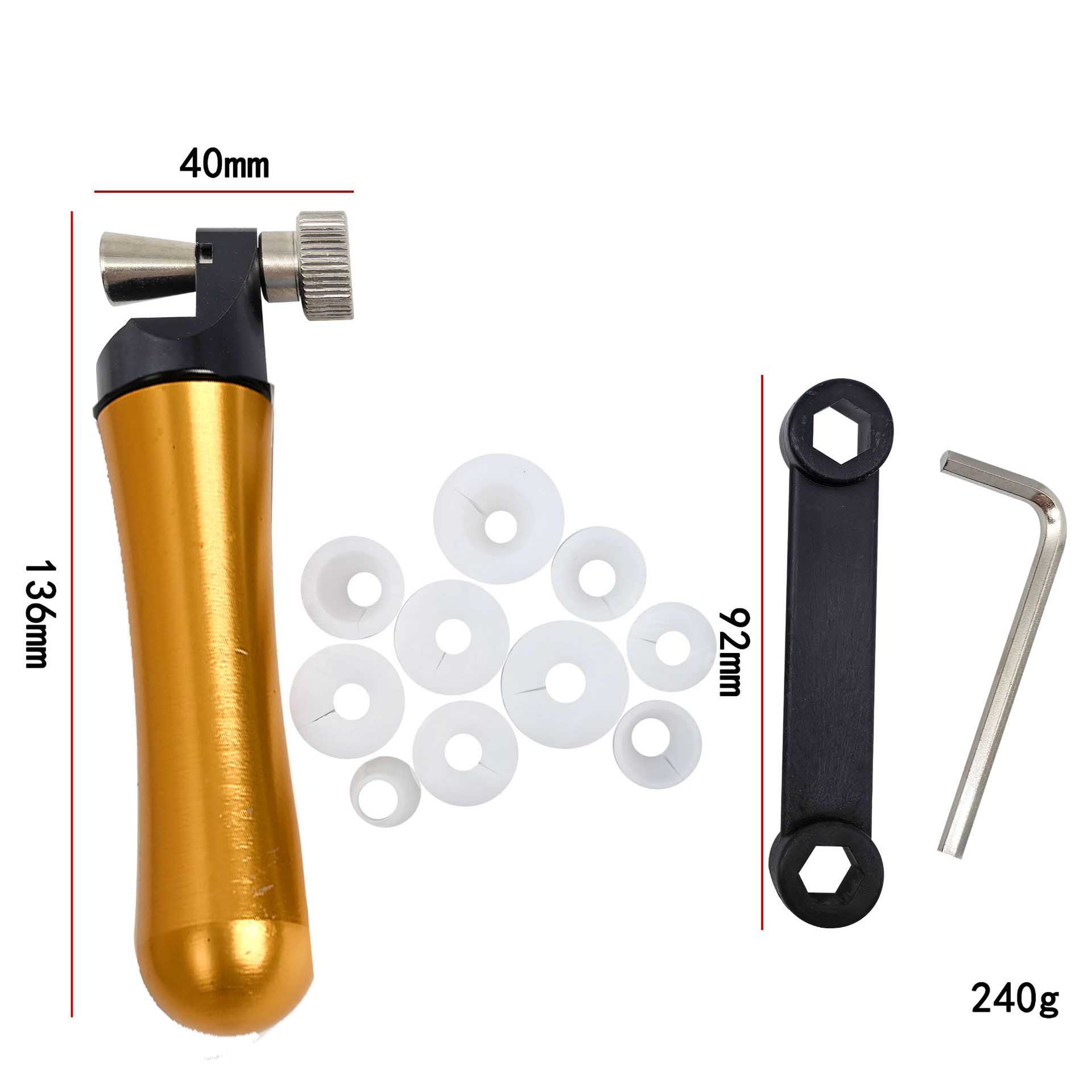 Pirinç/Ahşap Saplı Yüzük Yerle - Ring Clamp Wood Jewelry Setting Tool incelemesi ve fiyatı