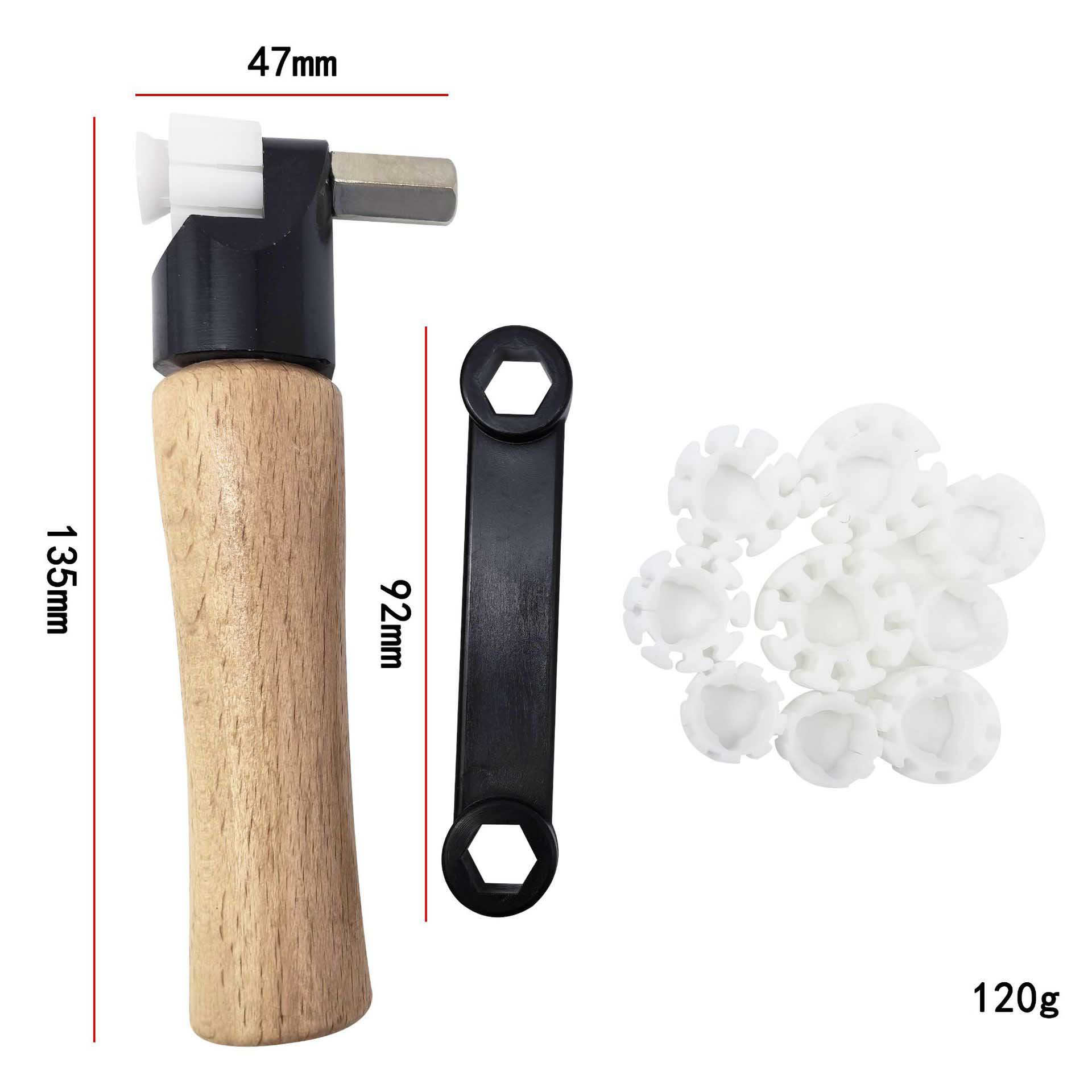 Pirinç/Ahşap Saplı Yüzük Yerle - Ring Clamp Wood Jewelry Setting Tool incelemesi ve fiyatı