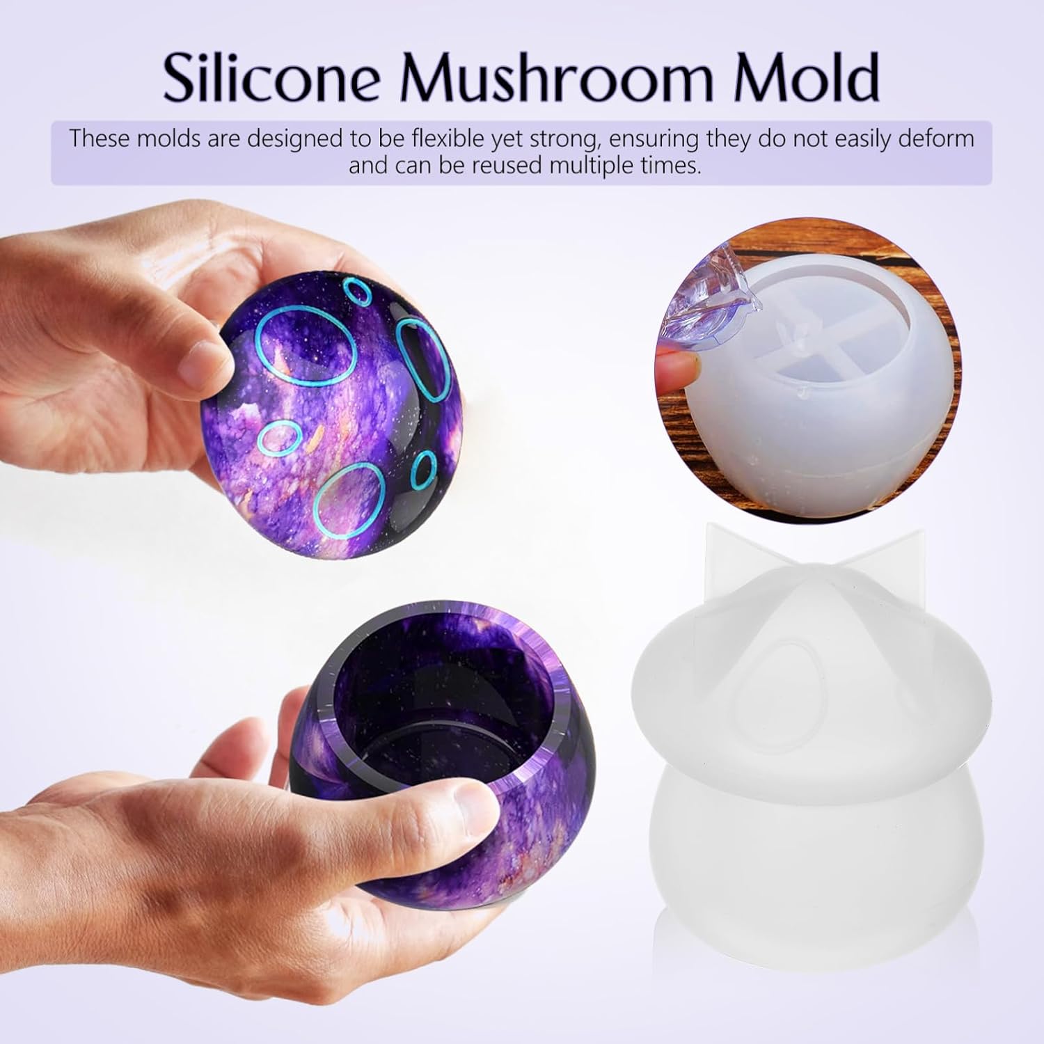 Mantar Kavanoz Reçine Kalıbı S - Casting Mold Jewelry Silicone Rubber incelemesi ve fiyatı