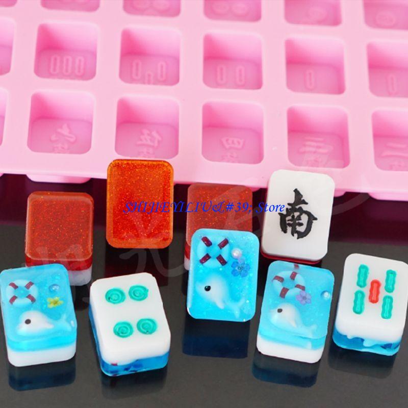 E21F Çin Mahjong için Reçine K - Casting Mold Jewelry Silicone Rubber incelemesi ve fiyatı