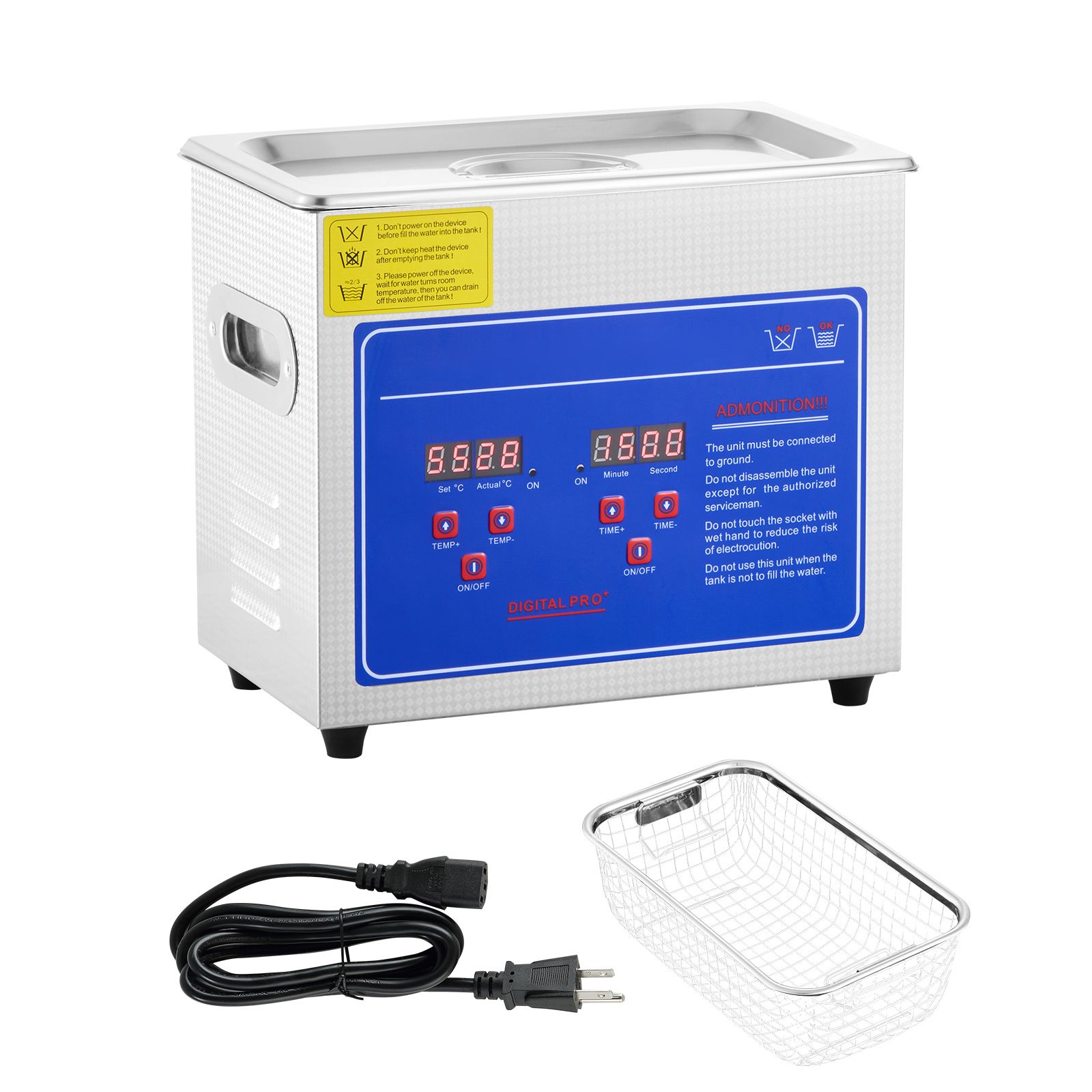 Dijital Zamanlayıcılı ve Isıtı - Ultrasonic Jewelry Cleaner Digital Timer incelemesi ve fiyatı