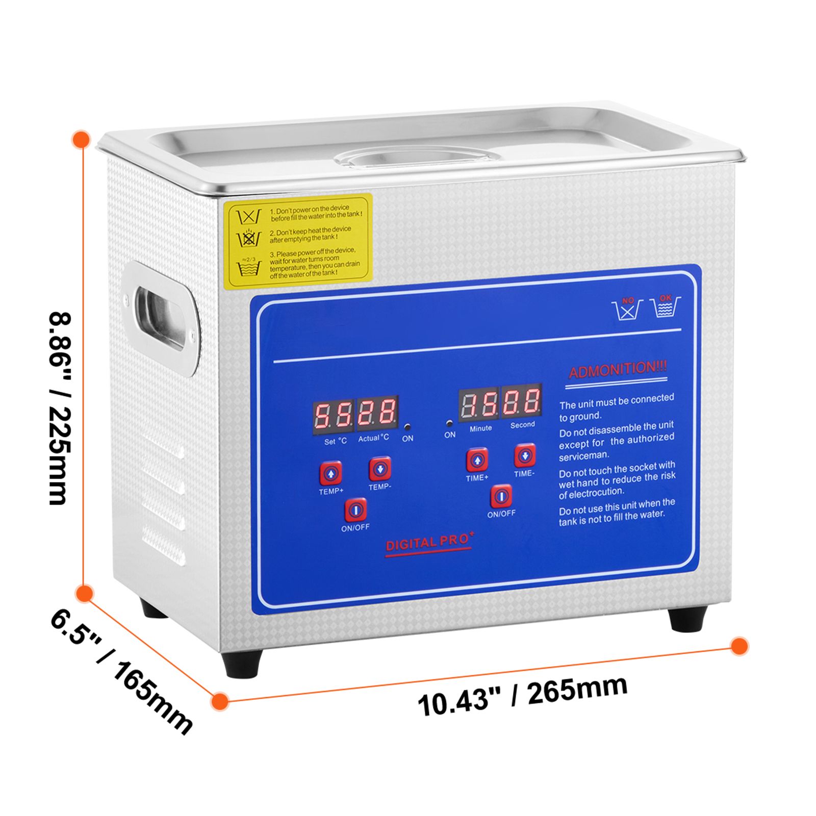 Dijital Zamanlayıcılı ve Isıtı - Ultrasonic Jewelry Cleaner Digital Timer incelemesi ve fiyatı