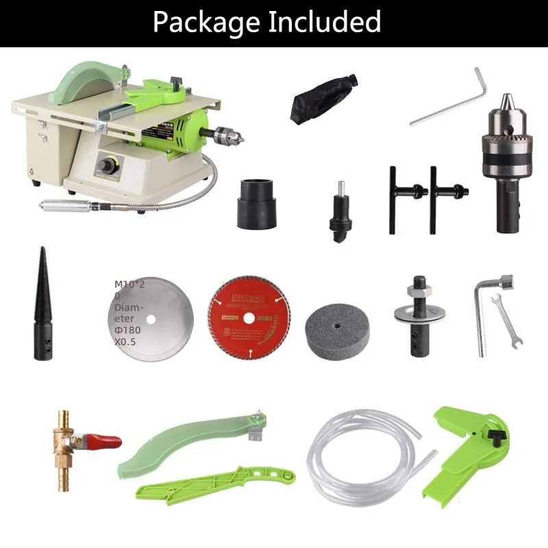 220V 1380W Çok Fonksiyonlu Müc - Bench Buffer Jewelry Polishing Machine incelemesi ve fiyatı