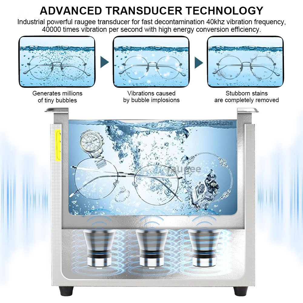 40KHZ Ultrasonik Temizleyici E - Ultrasonic Cleaner Machine Glasses Denture incelemesi ve fiyatı