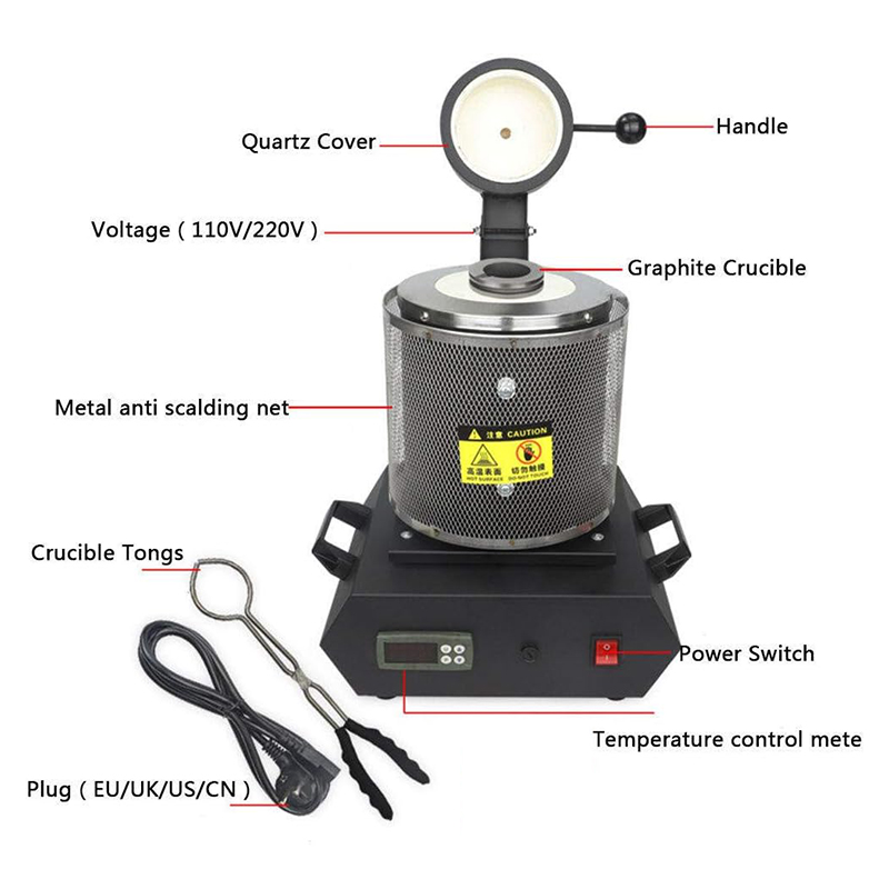 Mini Elektrikli Altın Eritme F - Gold Melting Furnace Crucible 2Kg incelemesi ve fiyatı