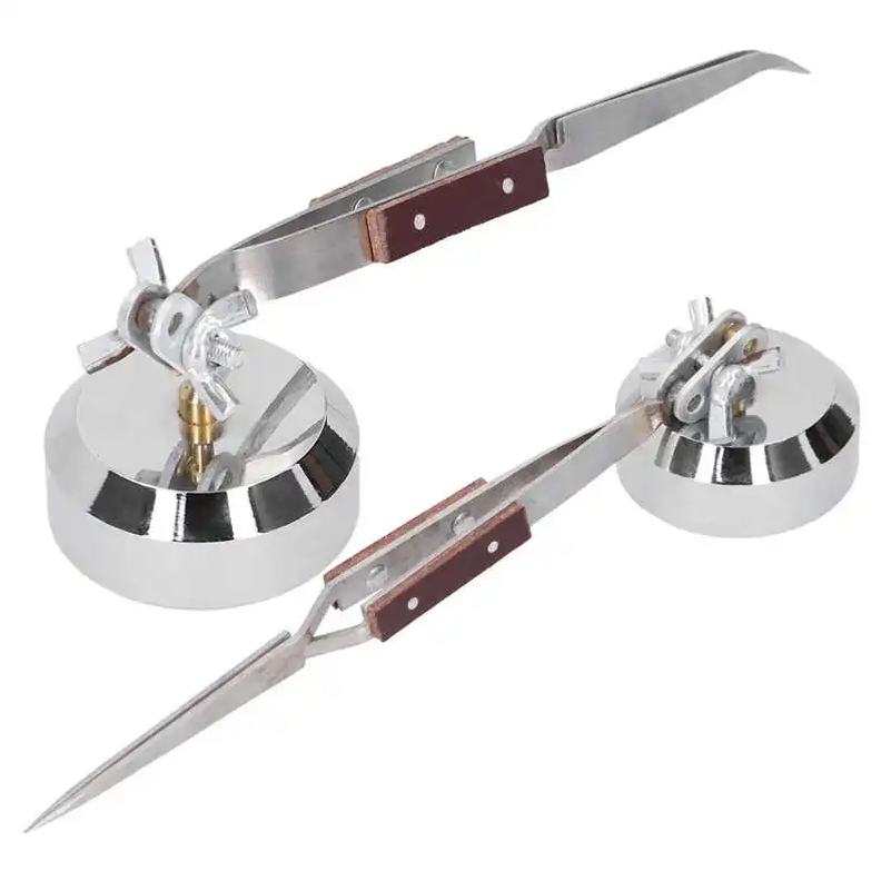 Metal Üçüncü El Aparatı, Cımbı - Third Hand Soldering Tweezers Base incelemesi ve fiyatı
