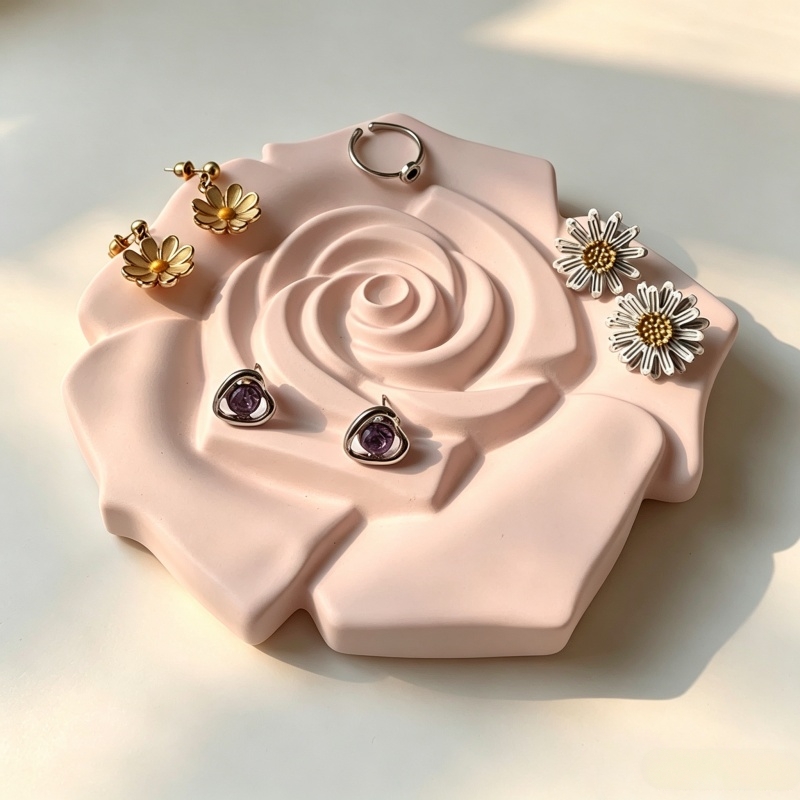 Gül Çiçeği Temalı Takı Saklama - Casting Mold Jewelry Silicone Rubber incelemesi ve fiyatı