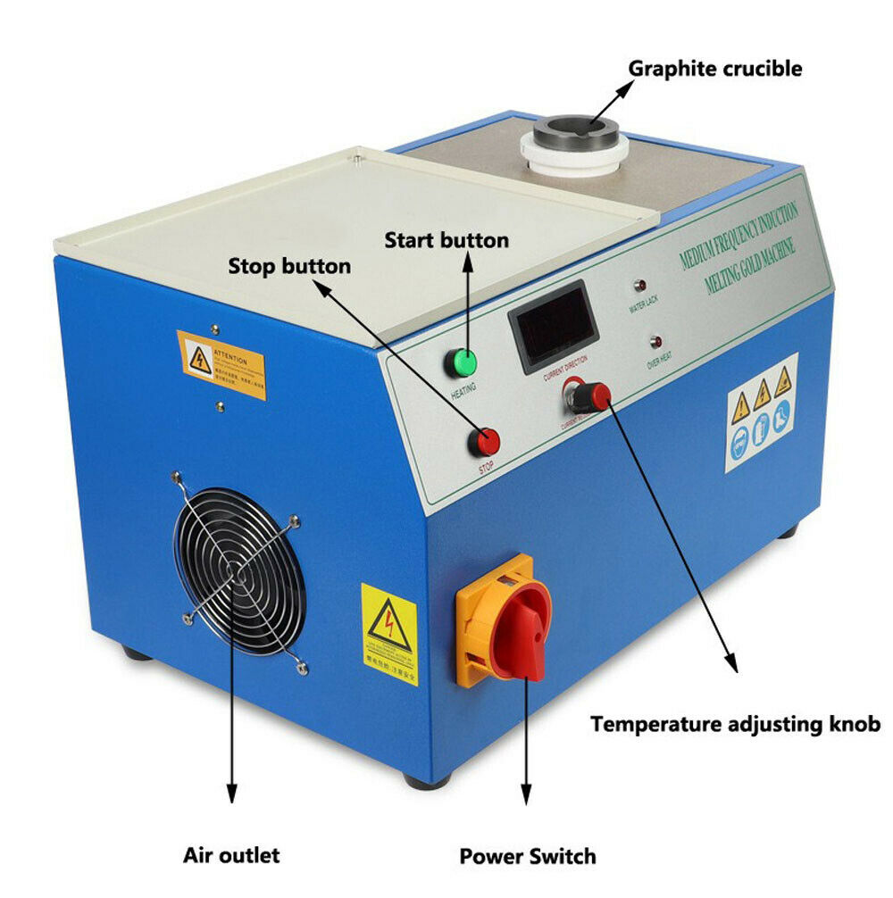 220V 2KG Yüksek Sıcaklık Plati - Gold Melting Furnace Crucible 2Kg incelemesi ve fiyatı